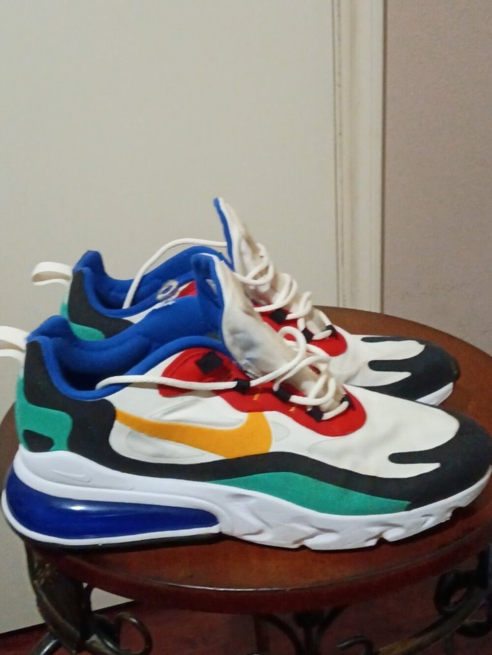 Nike Air Max 270 React Bauhaus Men's Running Sneaker Size 7.5 AO4971-002